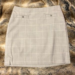 🍌NWT Banana Republic Plaid Professional Skirt